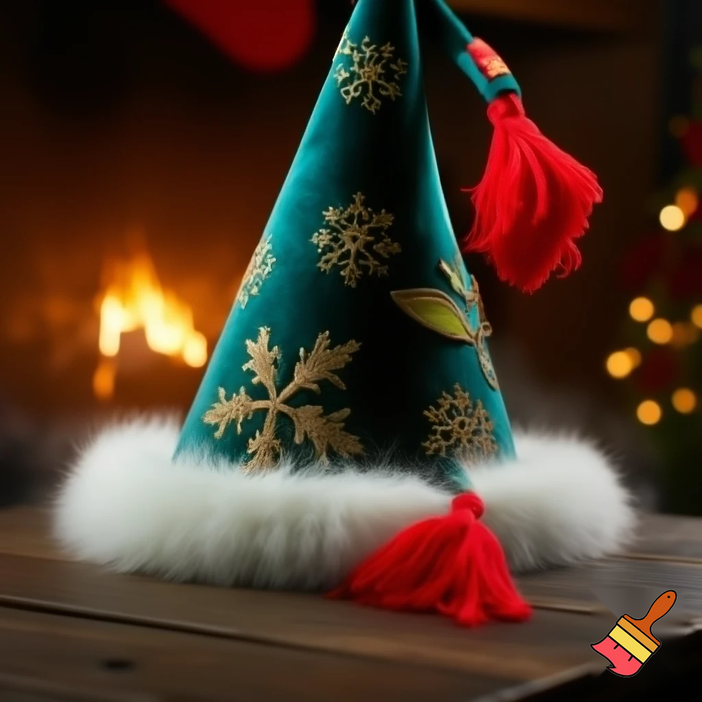 Christmas wizard hat