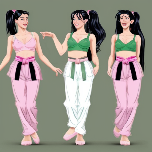 90's disney's 2d aladdin style comic dark blue background and panels of 
Panel 1 The marching black haired ponytail women with green skin,green harem pants pink bra and pink sash and pink curved slippers sway their hips every time they kept marching. 
Panel 2 As the black haired ponytail women with green skin,green harem pants pink bra and pink sash and pink curved slippers march and dance, they swell up, until there's no more room and the black haired ponytail women with green skin,green harem pants pink bra and pink sash and pink curved slippers are unable to dance and march any further. 
Panel 3 the black haired ponytail women with green skin,green harem pants pink bra and pink sash and pink curved slippers, and they even continue to swell up. 
Panel 4 The black haired ponytail women with green skin,green harem pants pink bra and pink sash and pink curved slippers increasing body size occupies all the remaining space around them. 
Panel 5 A few of the marching and dancing black haired ponytail woman with green skin,green harem pants pink bra and pink sash and pink curved slippers squash the others when they grow larger. 
Panel 6 Regardless,all the black haired ponytail women with green skin,green harem pants pink bra and pink sash and pink curved slippers continue to dance and march. 
panel 7 Then constraint of space goes over the limit and the black haired ponytail women with green skin,green harem pants pink bra and pink sash and pink curved slippers explode.