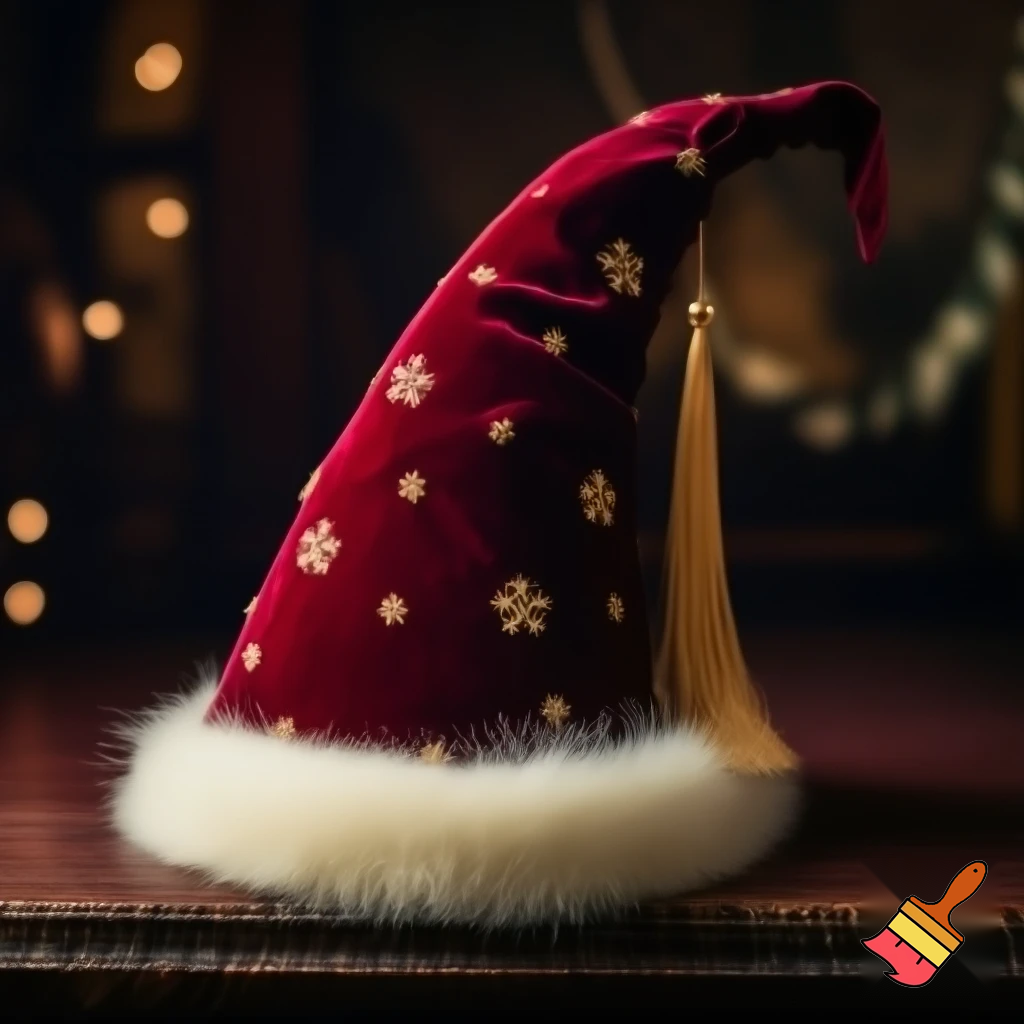 Christmas wizard hat