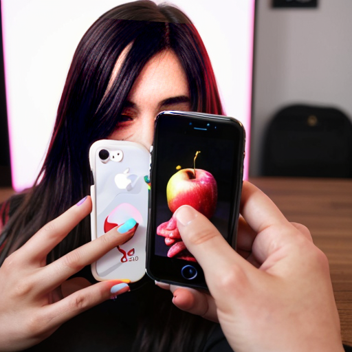 Goretzka play game on apple phone and Vanessa play game on apple phone at the party