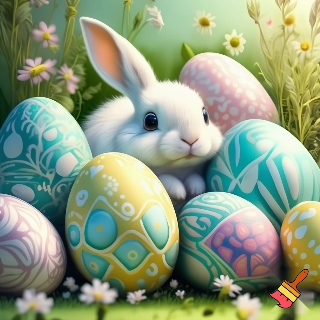 Easter colouring