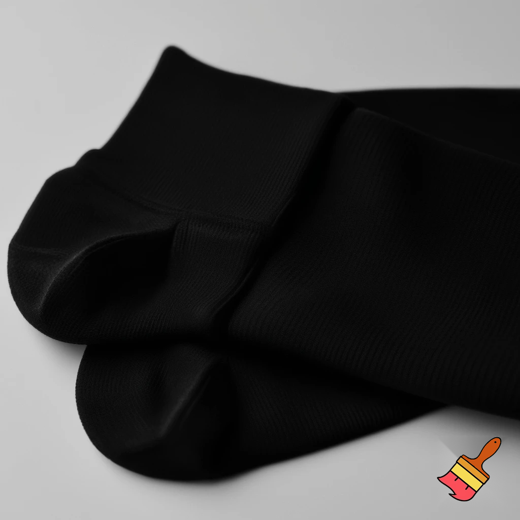 plain black crew socks 
