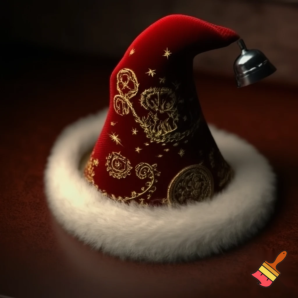 Christmas wizard hat