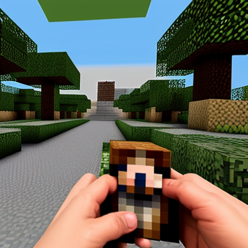 minecraft first person gameplay
