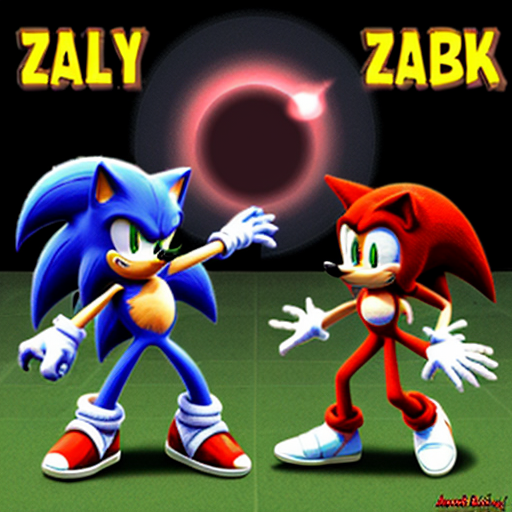 Sonic & Tails & Knuckles & Amy & Jewel VS Zombie Dark