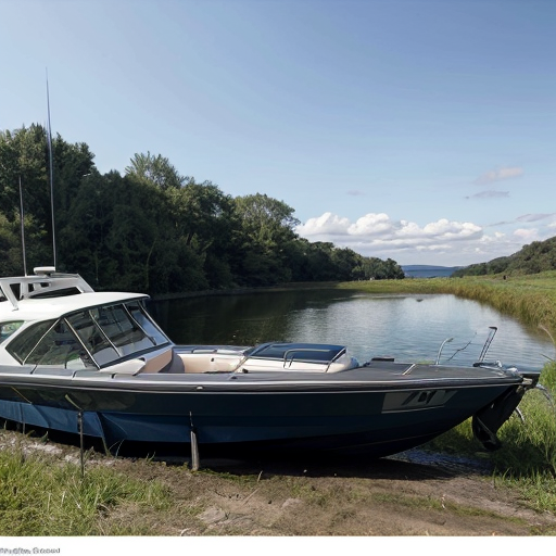 a man dead beside a boat  from a distance in lookinf from the field

