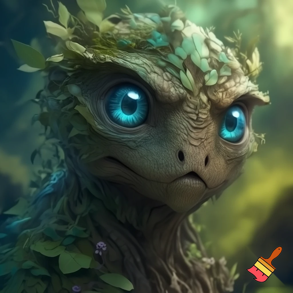 Leafy with blue eyes 