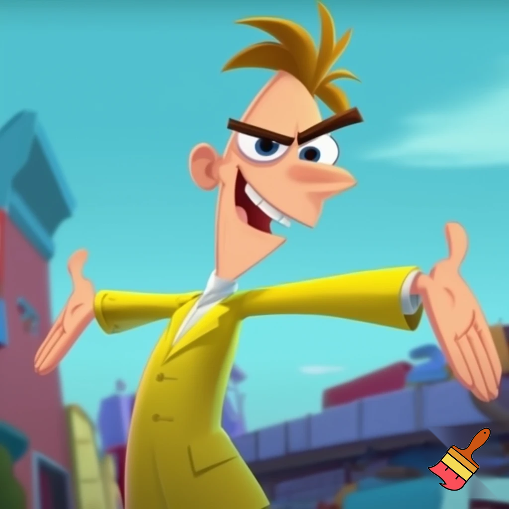 Disney channel Phineas and Ferb character roger 