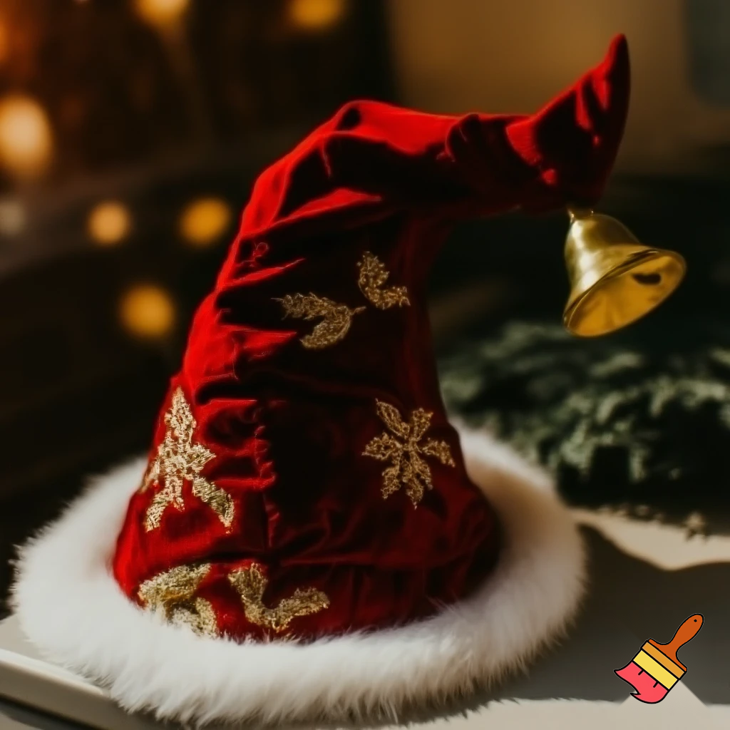 Christmas wizard hat