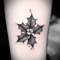 december birth flower tattoo