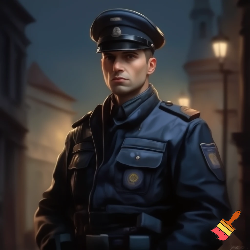 polish police man