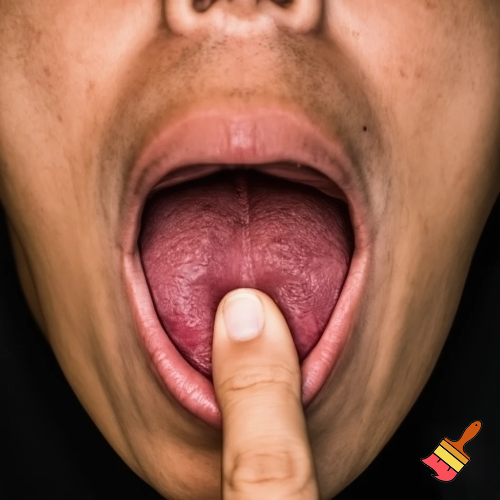 vagina spread open with finger inside