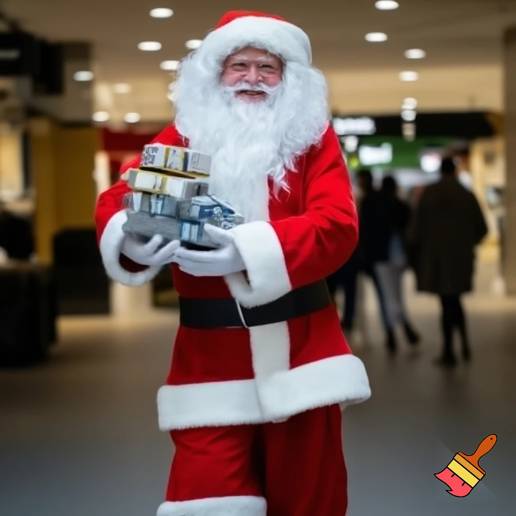 Santa Claus at Cranbourne shopping Centre