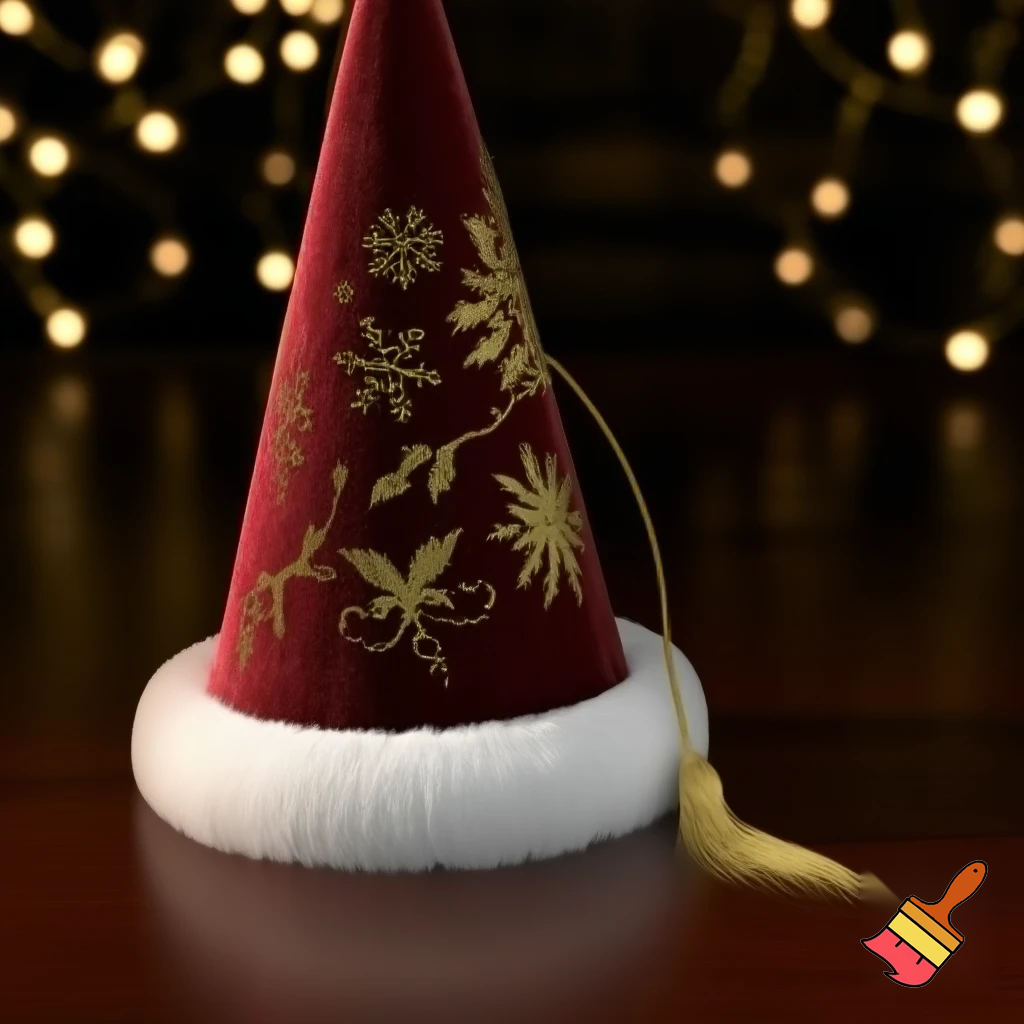 Christmas wizard hat