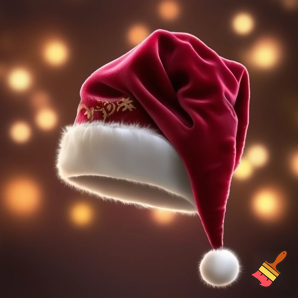 Christmas hat a Christmas hat velvet hat elf velvet