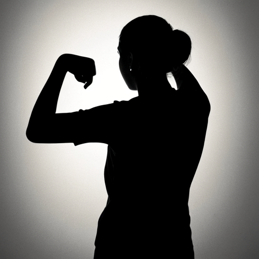 image of a person pointing at their back with 2 hands silhouette with arms bent