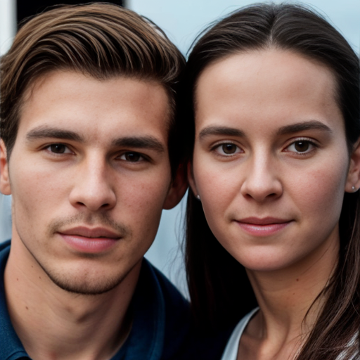 Goretzka and Vanessa at the movie