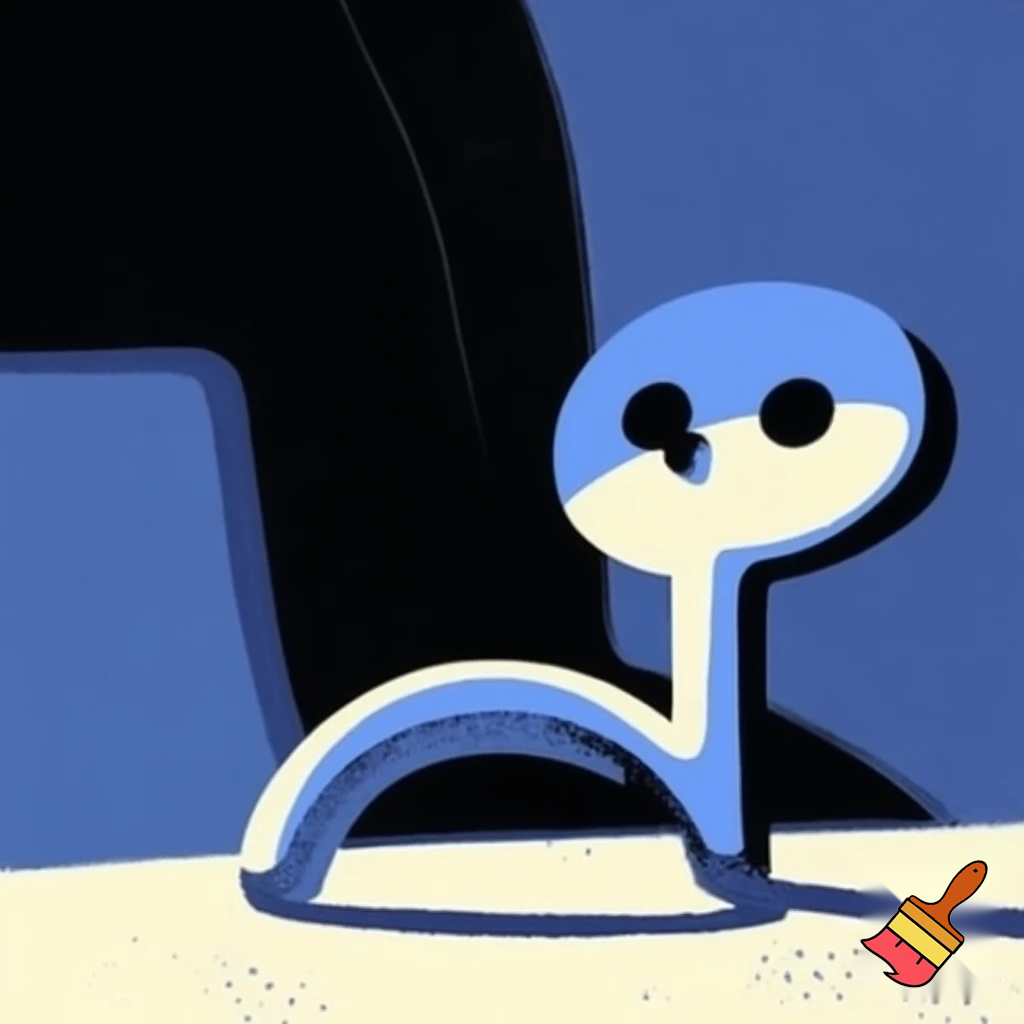 image of something in style of jacques azam of un jour une question
