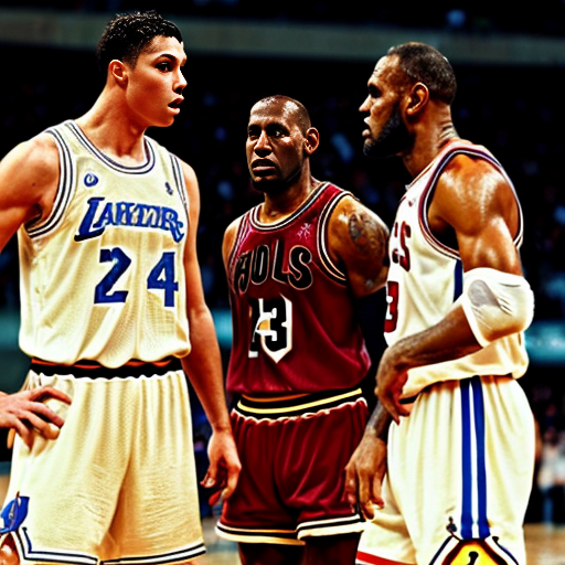 ronaldo and micheal jordan and lebron doing 67
