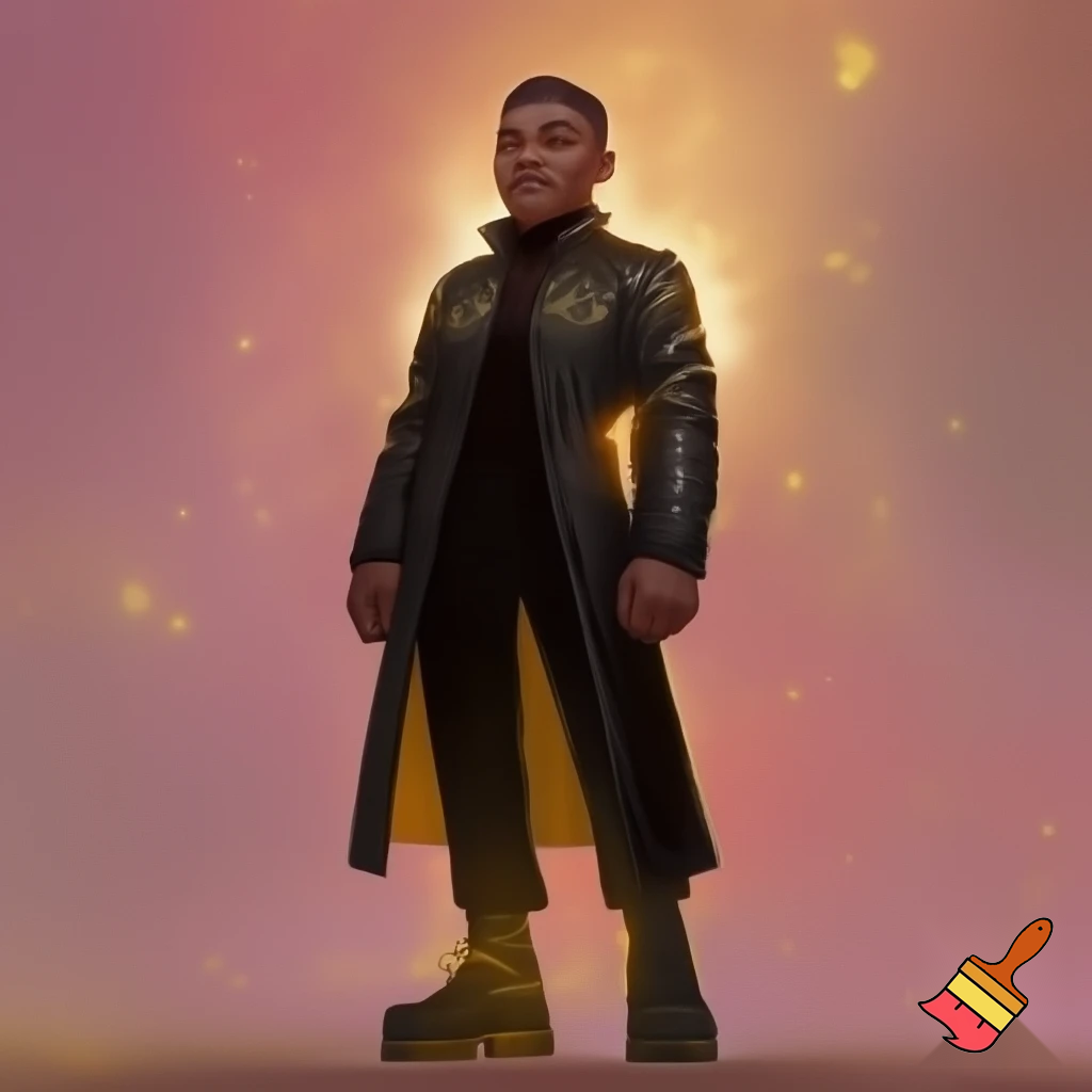 Jehovah of love Black vegan jacket and pants and boots 