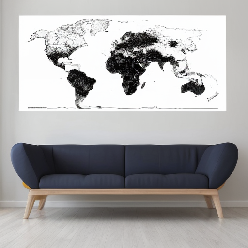 climate change poster half destroyed and witherd