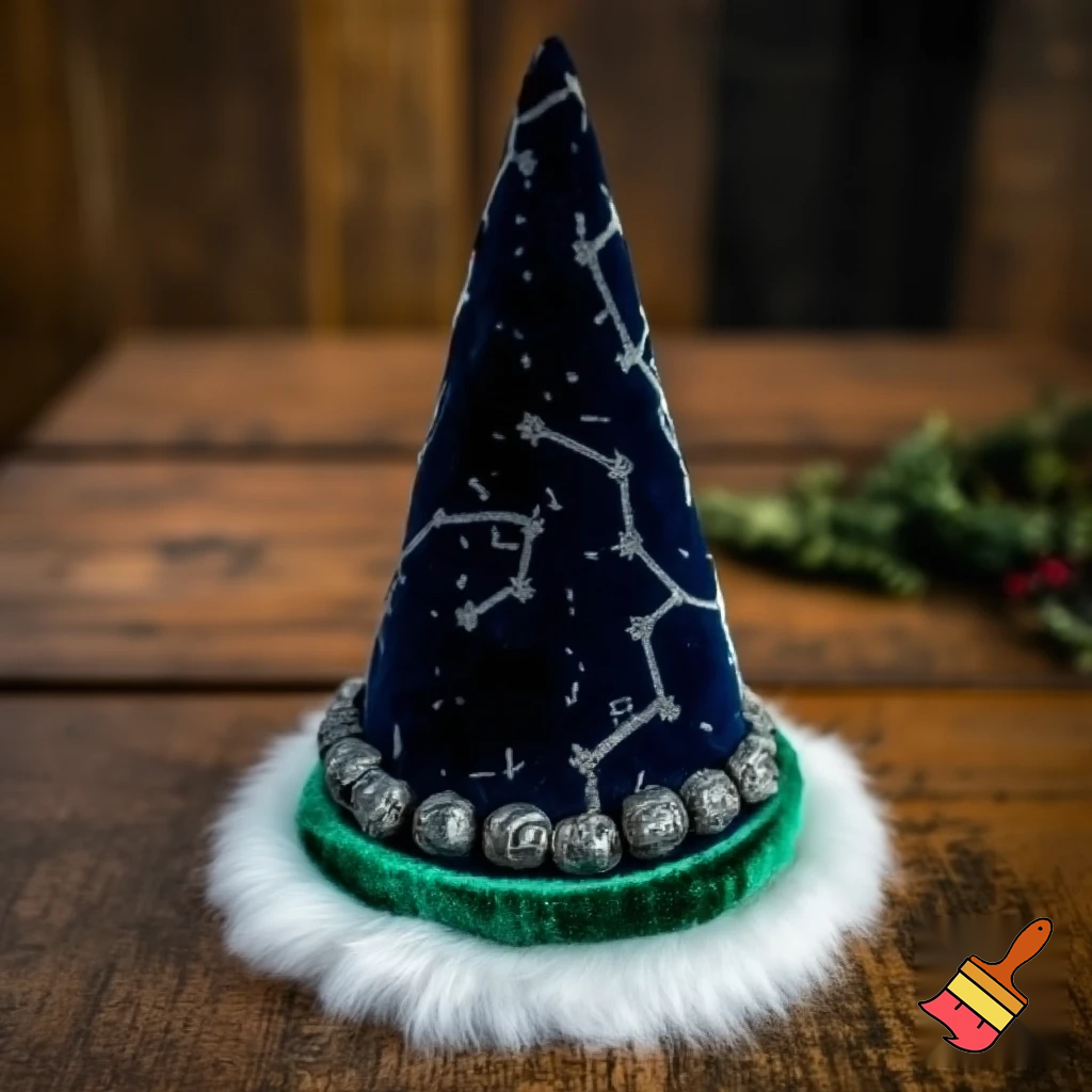 A wizard Christmas hat