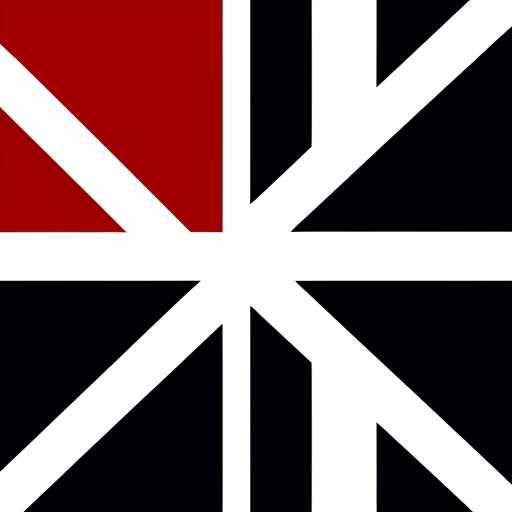 the flag of a country named Tusknen in the british isles region in europe