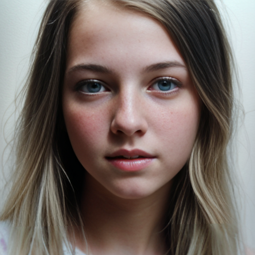 watercolor photograph of a  teen s, her hair is long and dirty dark blonde, hyper-realistic skin, charming face, , bright dark eyes, the light falls on the face c, masterpiece, hyperrealistic, hyperrealistic, detailed and perfect face, angelic look, detailed skin, serene atmosphere, high quality,,  black and white,, , tummy, 