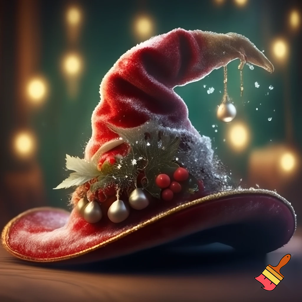 Christmas wizard hat