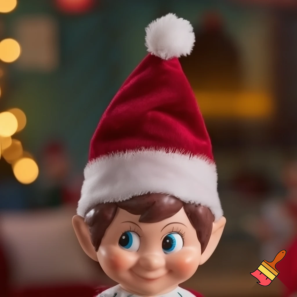 Elf on the shelf Santa Claus hat velvet hat elf on the shelf hat
