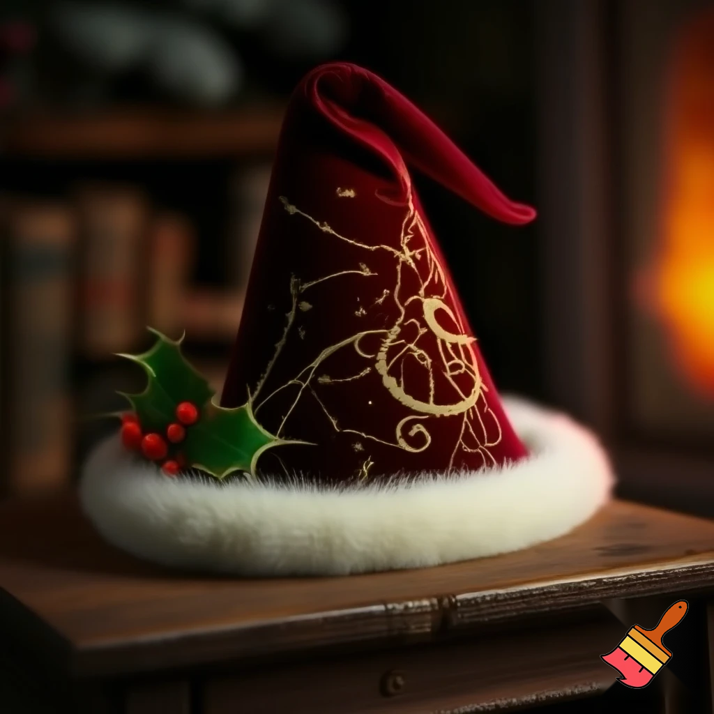 A wizard Christmas hat