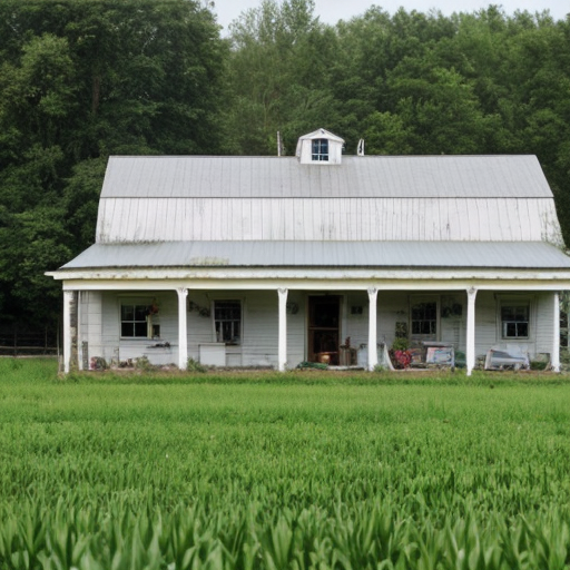 a normal farm house