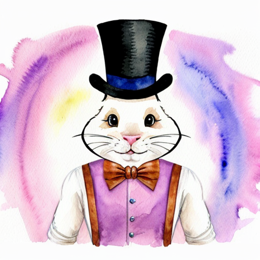 Easter bunny mascot costume, real person top hat