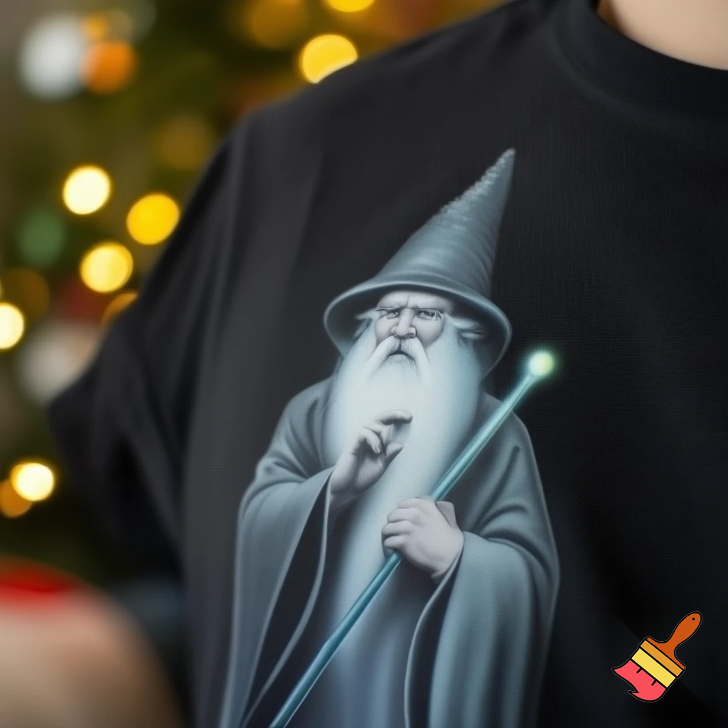  The wizard Christmas T-shirt Christmas read
