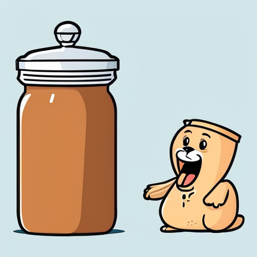peanut butter jar yelling at kids in classroom