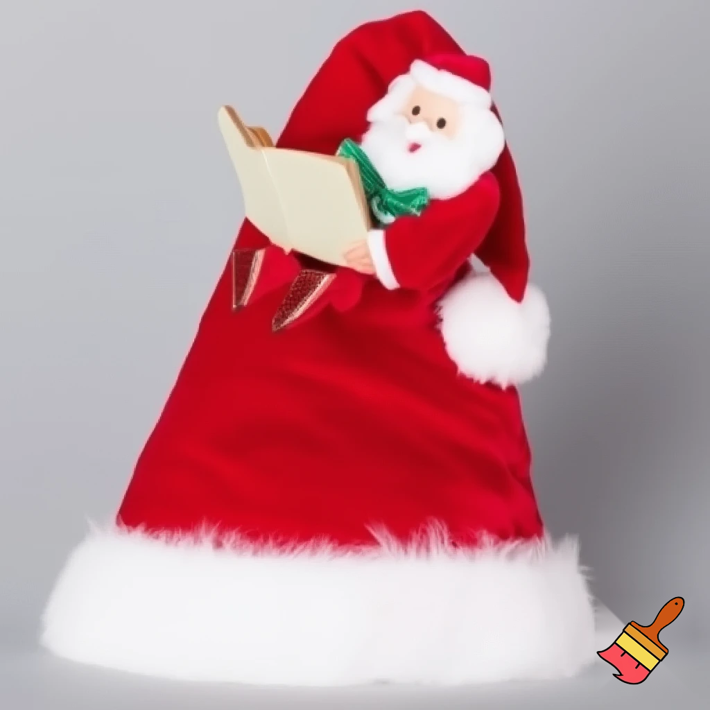 Christmas wizard hat read velvet Santa Claus hat