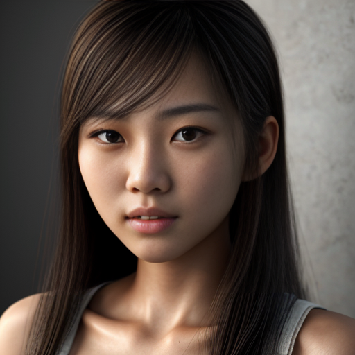 a asian beautiful nude girl