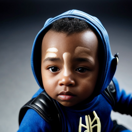 Miles morales and Invisible woman 
baby boy 