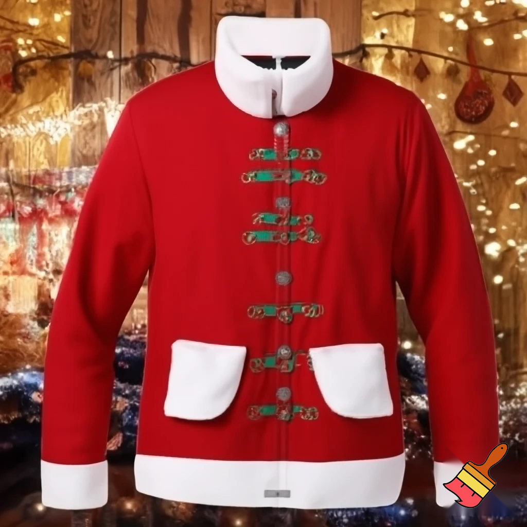 A wizard jacket Christmas jacket Santa Claus wizard Christmas shoes