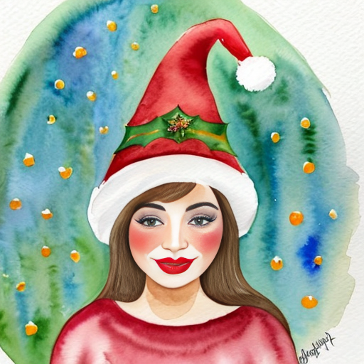 Christmas wizard hat read velvet