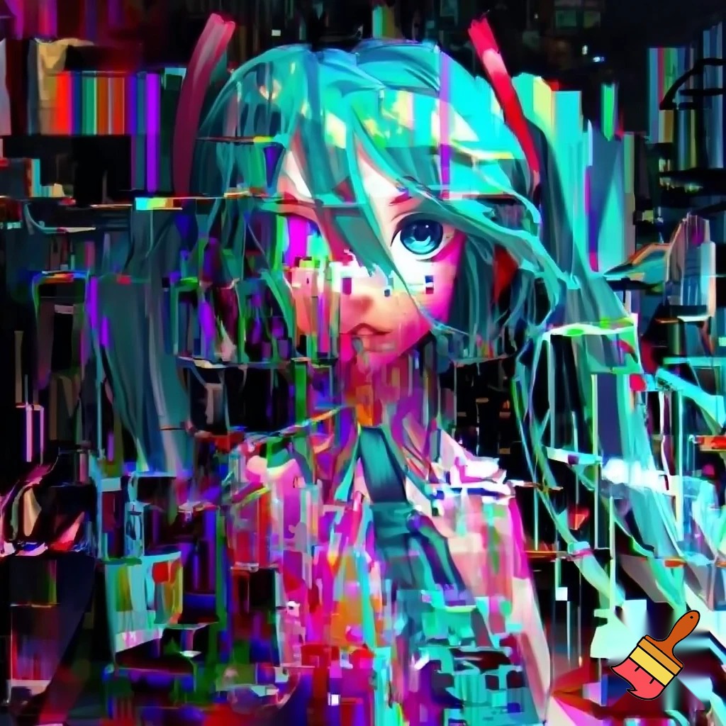 Distorted Hatsune Miku