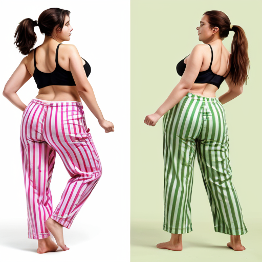 90's disney's 2d aladdin style comic black background and panels of 
Panel 1 a curvy figure two headed woman with brown hair and black striped haired ponytail and with green skin barefoot with green and white striped harem pants and pink and white striped bra marching towards viewer. 
Panel 2 then the curvy figure two headed woman with brown hair  black striped haired ponytail and with green skin barefoot with green and white striped harem pants and pink and white striped bra both looked at each other while marching towards.
Panel 3 then curvy figure two headed woman with brown black striped haired ponytail and with green skin barefoot with green and white striped harem pants and pink and white striped bra looked at viewer. 
Panel 4 then the curvy figure two headed woman with  brown hair and l black striped haired ponytail and with green skin barefoot with green and white striped harem pants and pink and white striped bra kissed the viewer while marching. 
Panel 5 then the curvy figure two headed woman with brown hair black striped haired ponytail and with green skin barefoot with green and white striped harem pants and pink and white striped bra turns around and turns around and revealing to the viewer a yellow triangle shaped stitch patch was on the middle of her butt of her green and white striped harem pants. 
Panel 6 then curvy figure two headed woman with brown hair and black striped haired ponytail and with green skin barefoot with green and white striped harem pants and pink and white striped bra shakes her butt with the yellow triangle shaped Stitch patch on her big butt.  