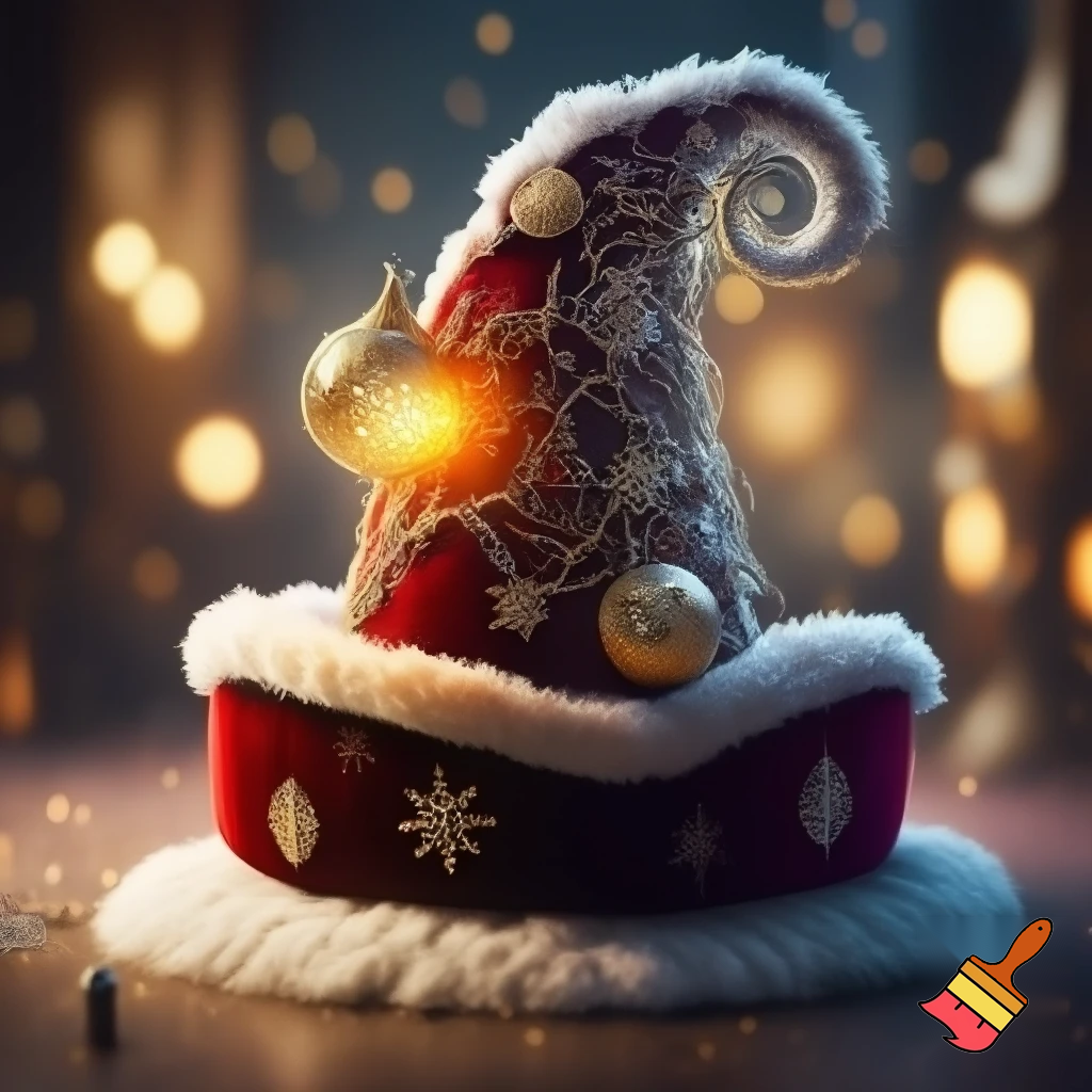 Christmas wizard hat