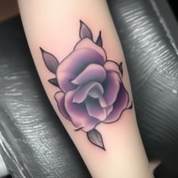 february birth flower tattoo
