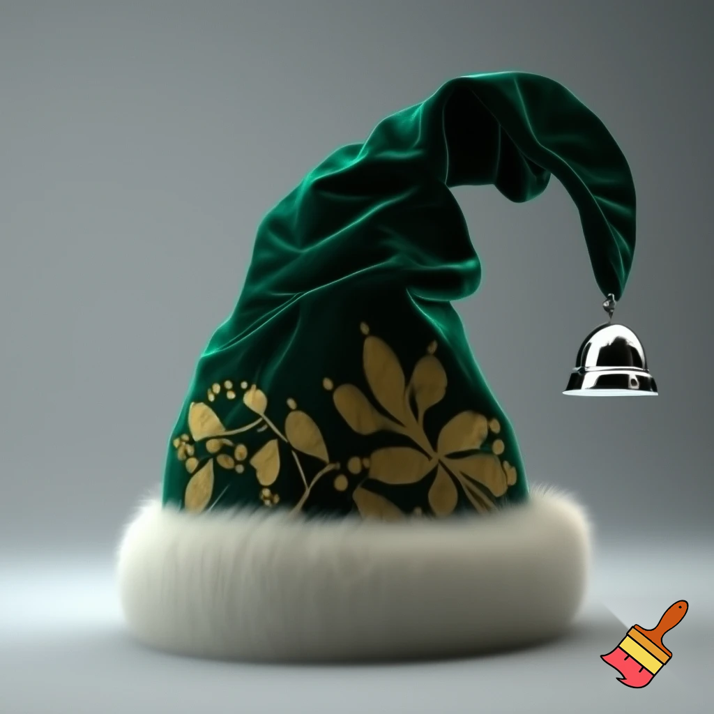 Christmas wizard hat Bendy hat
