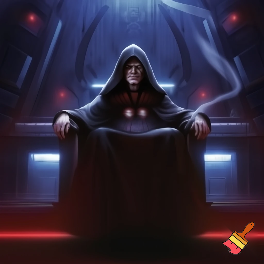 keir stamer dressed as emperor palpatine
