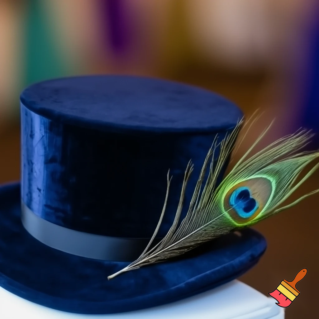 Melbourne Cup top hat velvet
