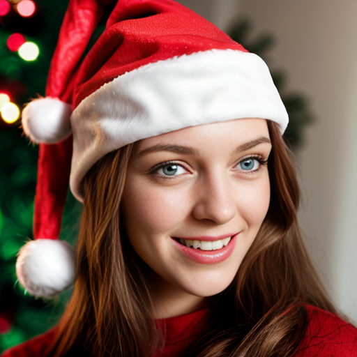 Christmas wizard hat red Santa Claus hat