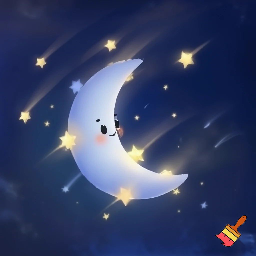 Star and the moon cartoon