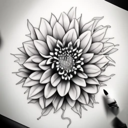 november birth flower tattoo